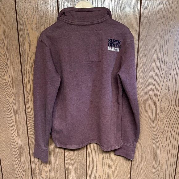 Superdry Super Premium Fleece Pullover Size Medium - Picture 2 of 3